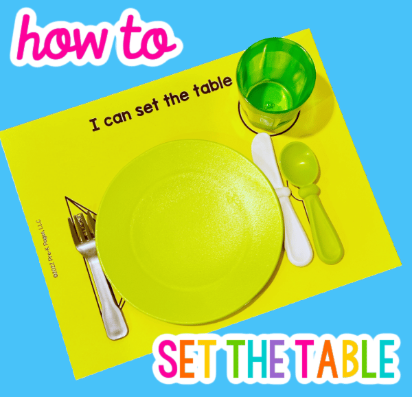 How to Set the Table Placemat