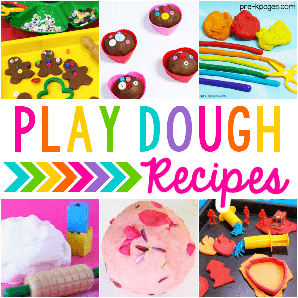 Play Dough Recipes for Preschool