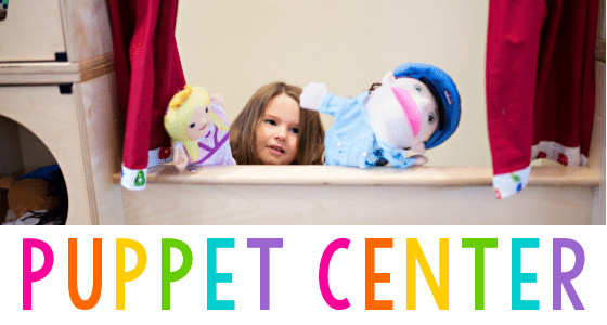 Puppet Center in preschool