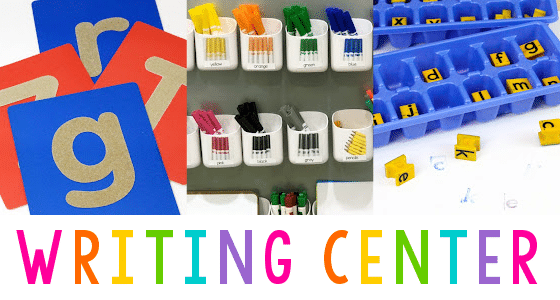 Preschool Writing Center