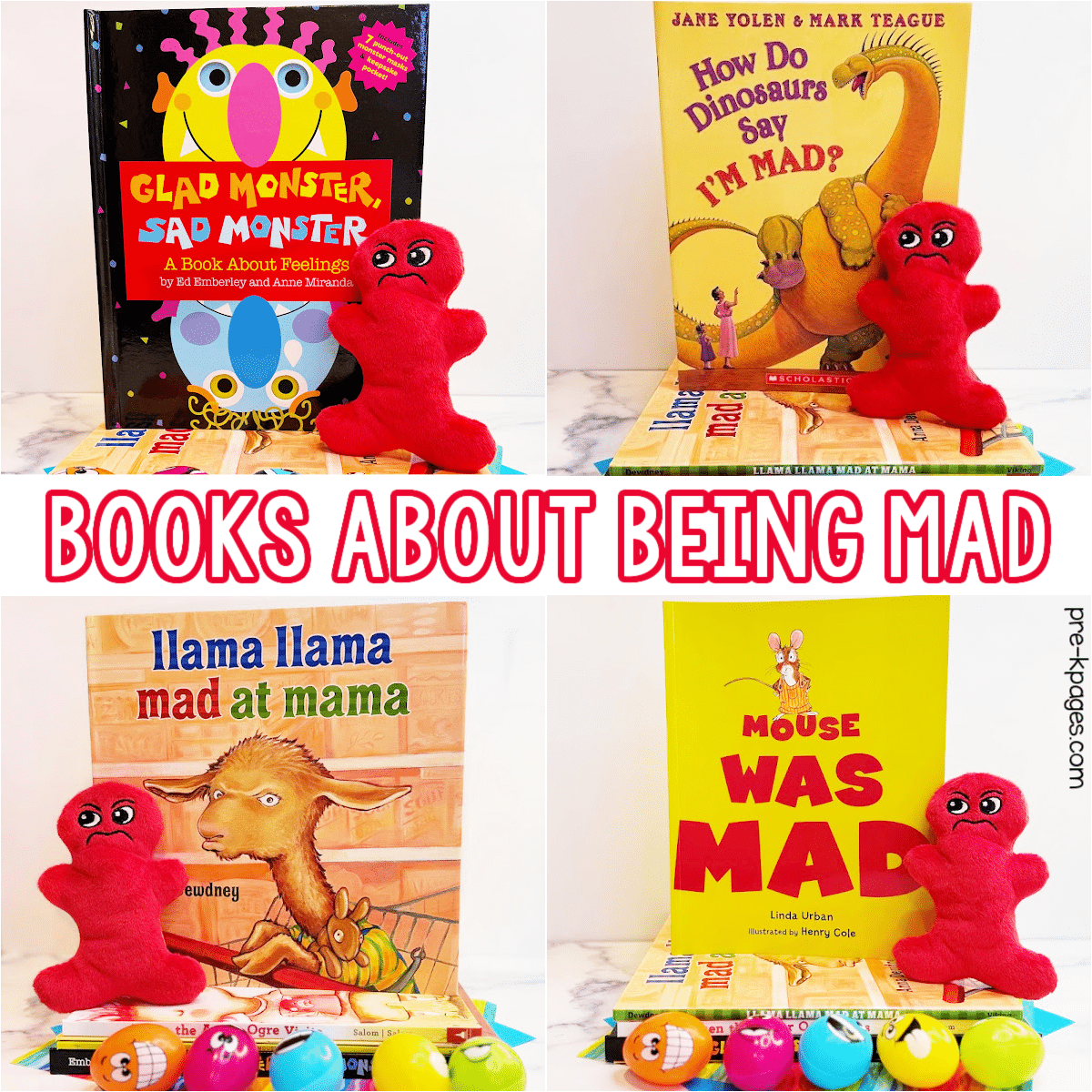 Anger Management Books for Preschoolers - Pre-K Pages