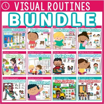 Procedures and Routines Checklist for the 1st Day of Preschool