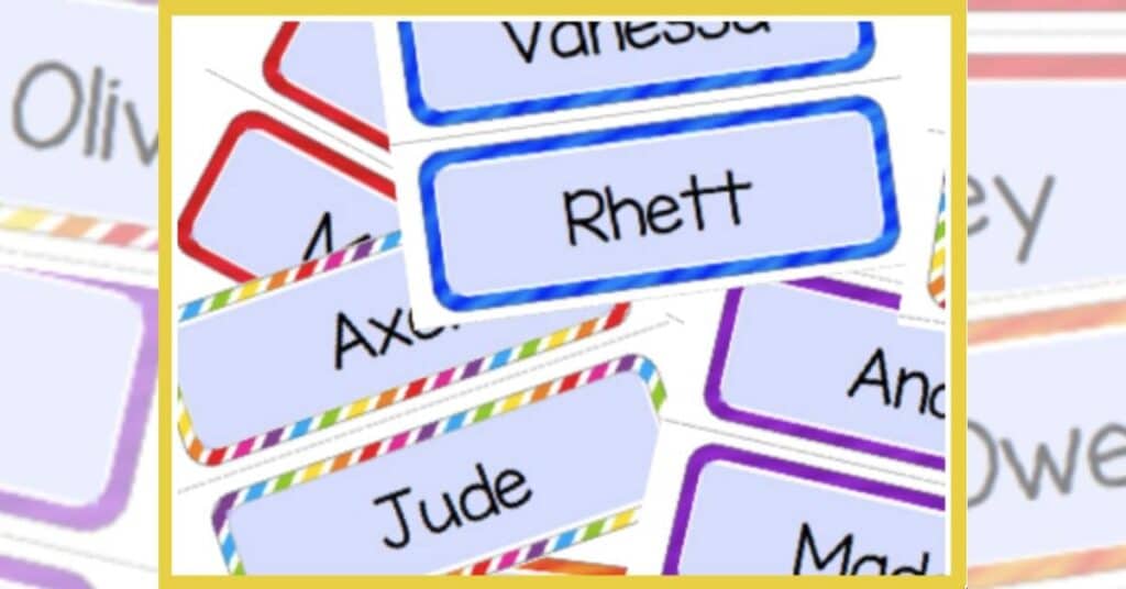names page
