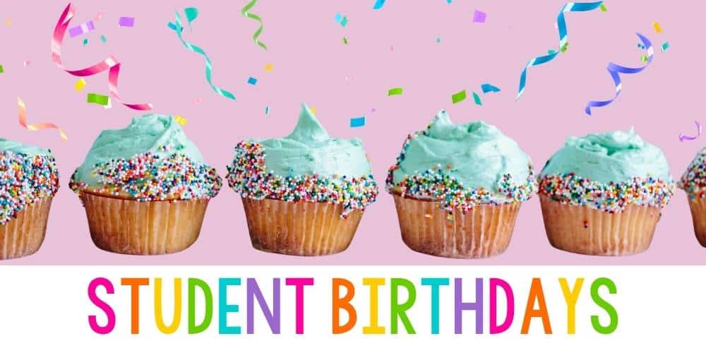 student birthdays preschool class