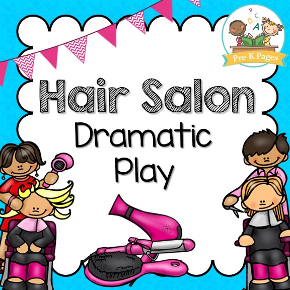 Dramatic Play Hair Salon PreK Pages