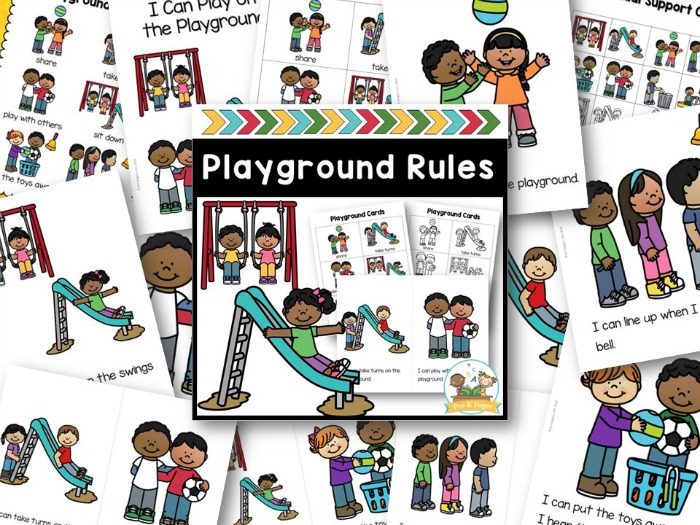 Playground Rules for Preschool