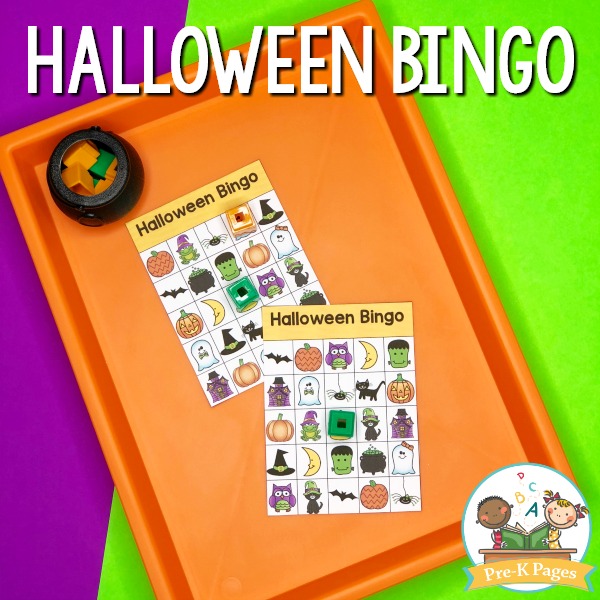 Halloween Bingo Game for Kids