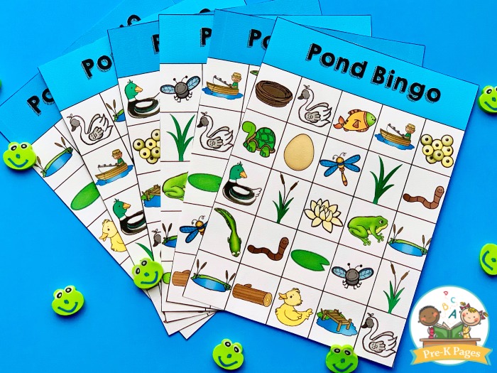 Pond Theme Bingo Game