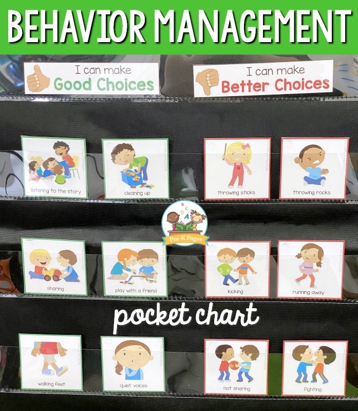 Behavior Management Pocket Chart