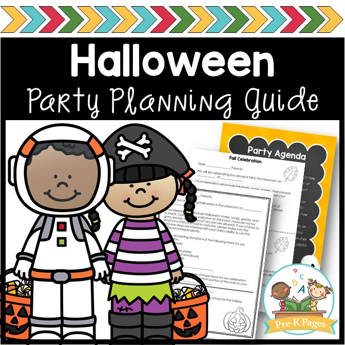 Halloween Party Printable Notes and Planning Guide