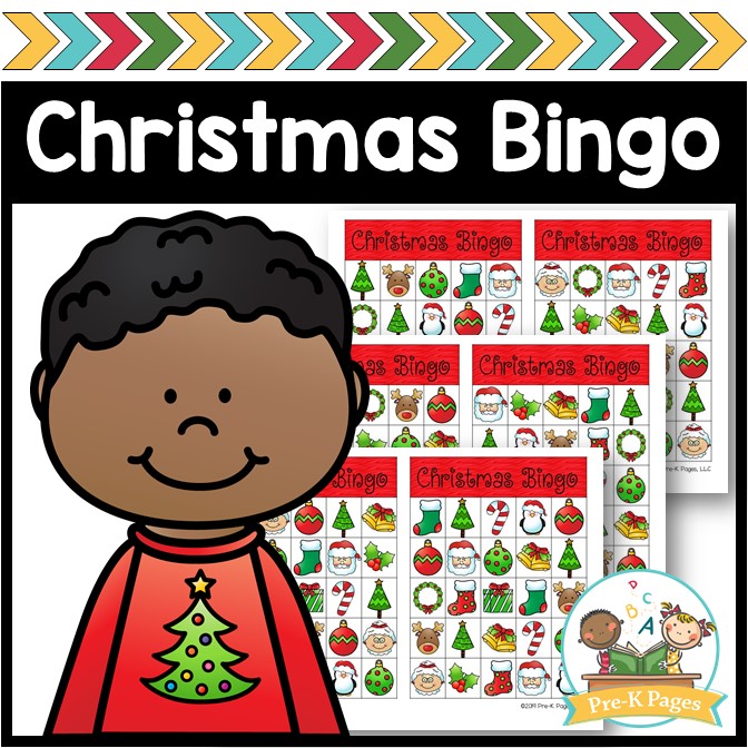 Printable Christmas Bingo for Preschool