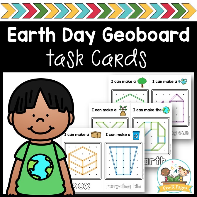 Earth Day Theme Geoboards
