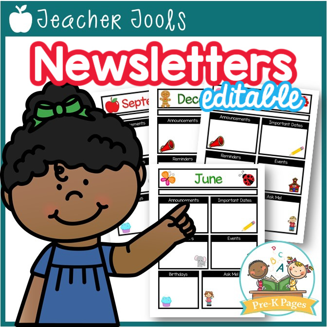Classroom Newsletters Pre K Pages