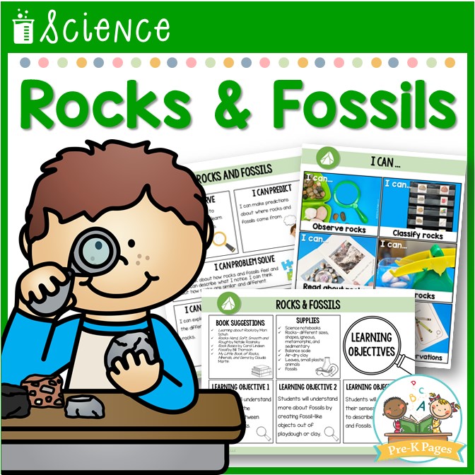 Preschool Science Lessons Rocks Fossils