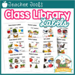 Printable Book Bin Labels for Classroom Library