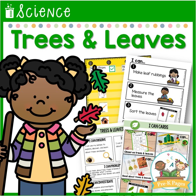 Preschool Science Trees and Leaves