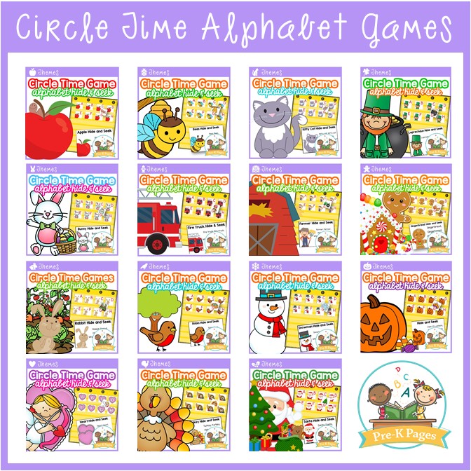 Circle Time Alphabet Games Bundle