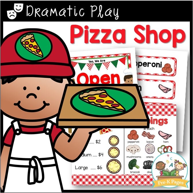 Pizza Shop Dramatic Play