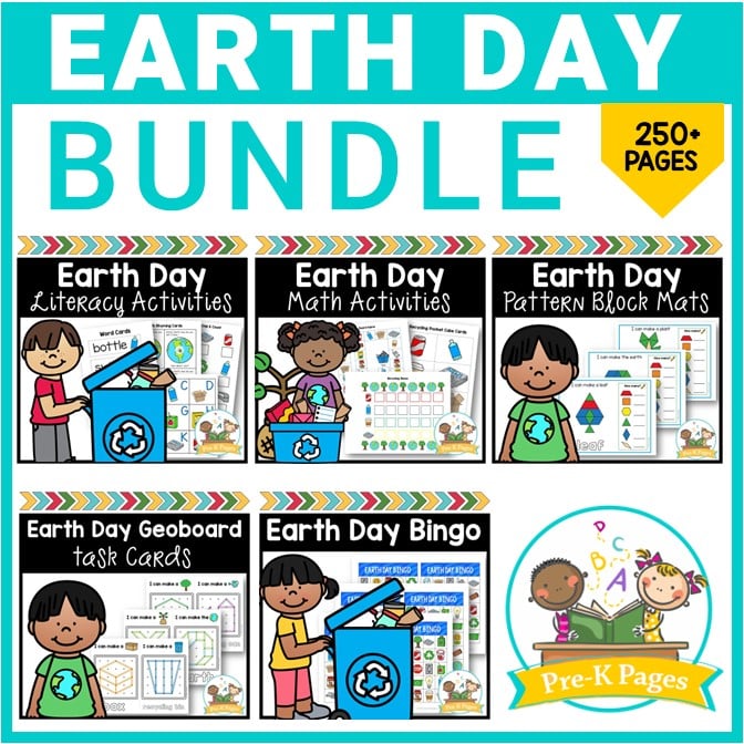 Earth Day Lesson Plan Bundle for Preschool