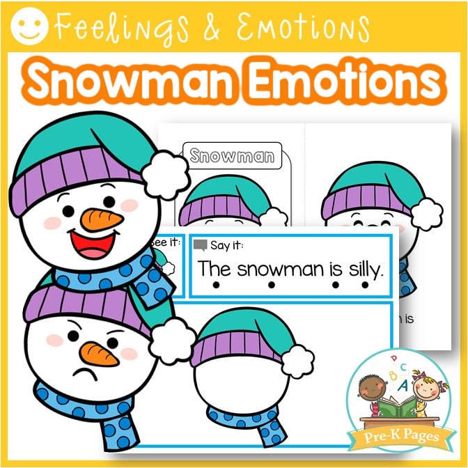Snowman Emotions Activity