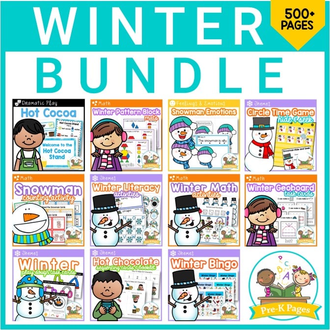 Ultimate Winter Lesson Plan Bundle for Preschool