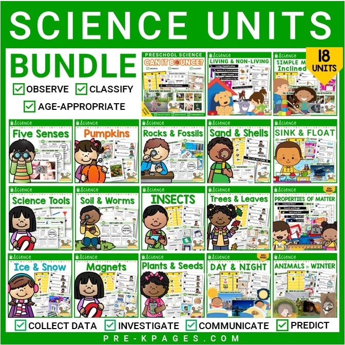Preschool Science Curriculum Bundle
