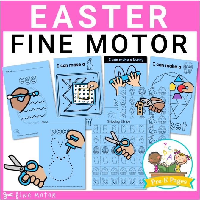 Easter Fine Motor Activities Cover