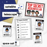 Space Station Dramatic Play for Preschool