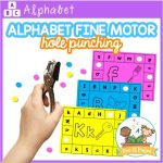 Alphabet Fine Motor Punch Cards