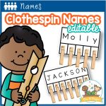 Clothespin Name Activity