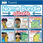 Name Activity Bundle for Preschool and Pre-K