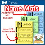Editable Name Practice Mats