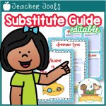 Editable Sub Plans for Pre-K