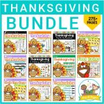 Thanksgiving Activity Bundle for Preschool