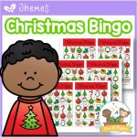 Christmas Bingo for Preschool Pre-K