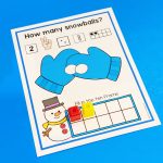 Winter Math Counting Snowballs