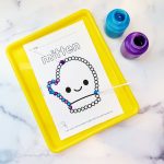 Winter Fine Motor Mitten Dot Painting