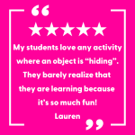 ABC Circle Time Game Testimonial