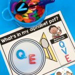 preschool literacy activity; teaching kids letter names; learning about letters; alphabet activity for preschoolers; preschool activity;