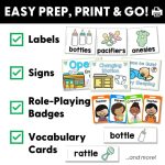 Baby Nursery Dramatic Play Center 3-25