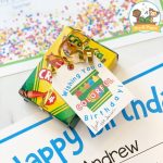 Birthday Tag printable for Crayons