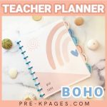 Boho Teacher Planner