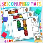 Building Brick Number Mats