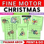 Christmas Fine Motor Activity Bundle cover