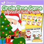 Circle Time Game Santa Alphabet Hide and Seek