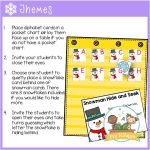 Circle Time Game Snow Theme