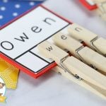 Clothespin name activity lowercase
