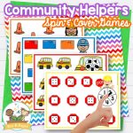 Community Helpers Theme Spin and Cover