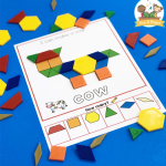 Cow Pattern Block Mat