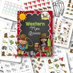 Cowboy Theme Math Activities for Preschool